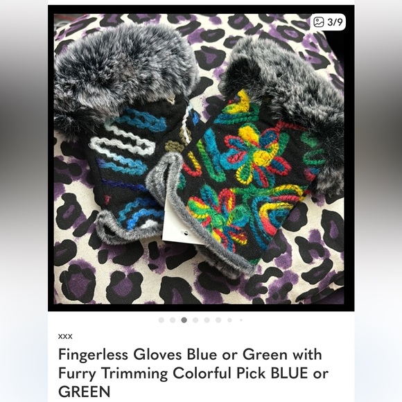 Fine Art Inspired Starry Night Van Gogh & Monet Madam Touch Screen Blue or Green - Picture 13 of 13